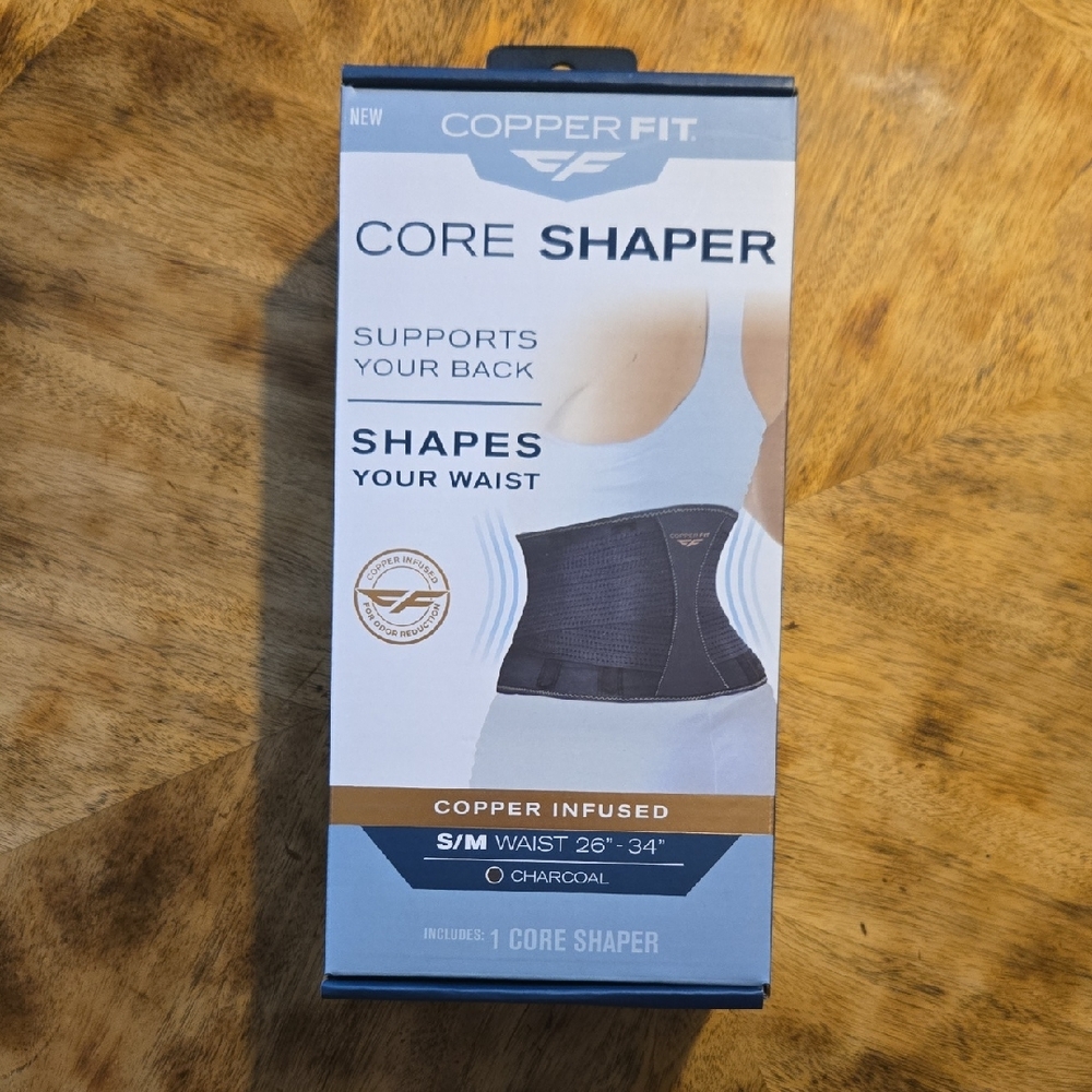 CopperFit Back Supporting Core Shaper In Size Small/Medium
